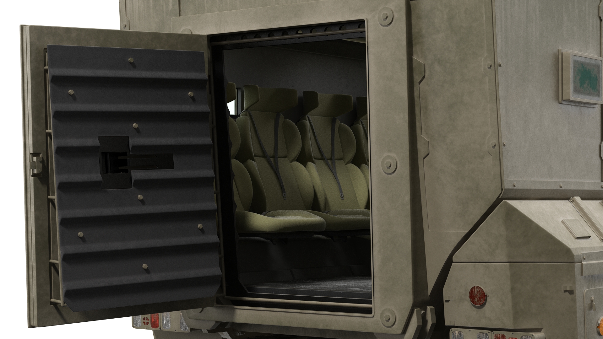 3D MRAP KAMAZ 63968 Typhoon Rigged