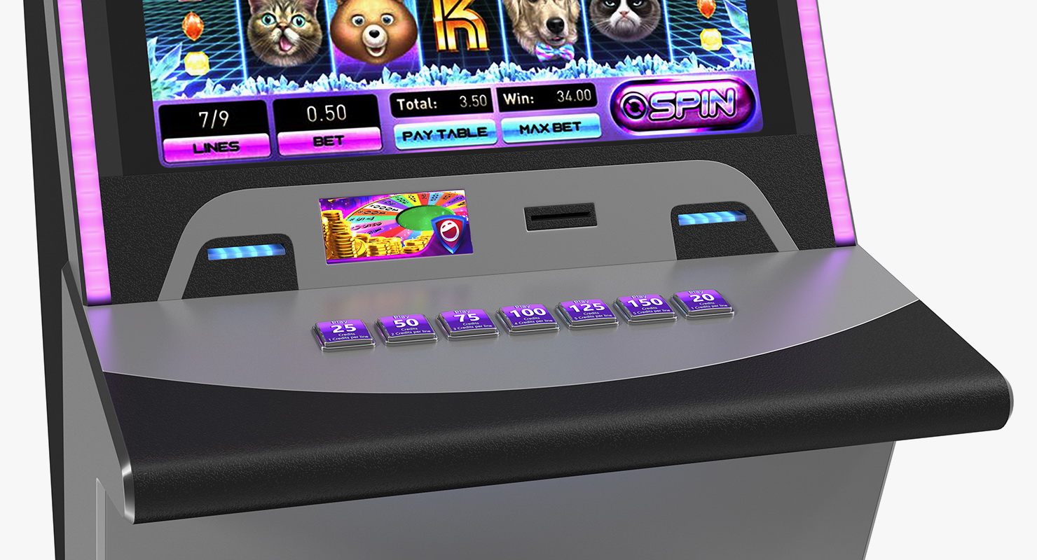 Casino Slot Machine Generic 3D