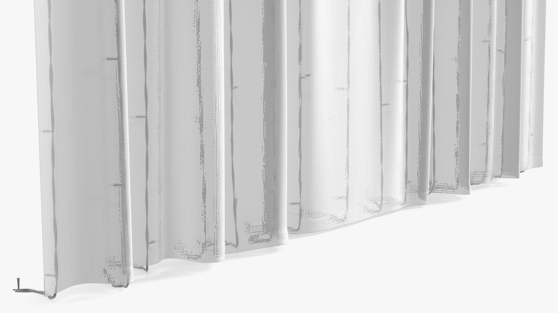 LED Window Curtain Garland White 3D
