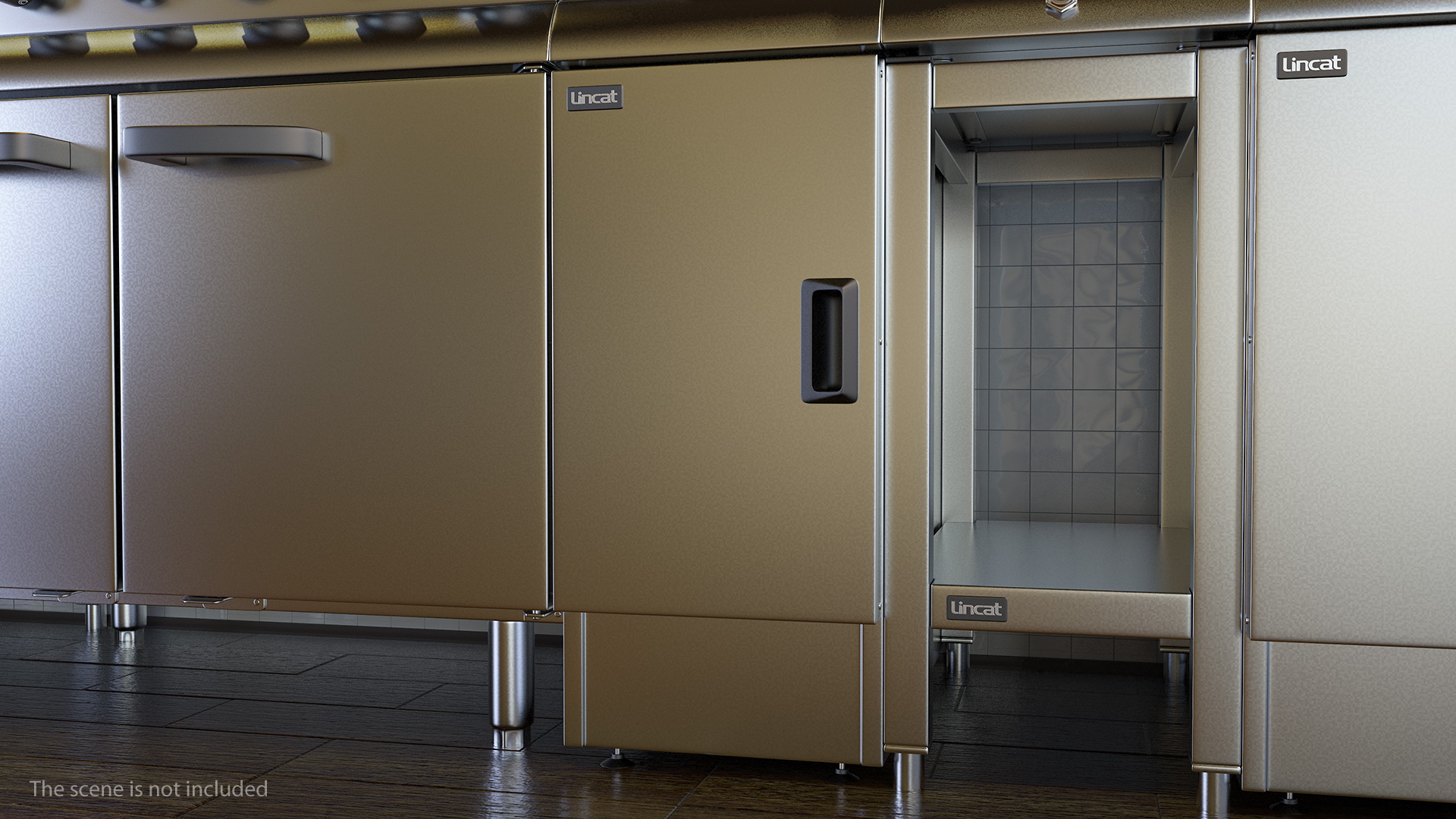 LINCAT Worktop with Drawers WT3D 3D