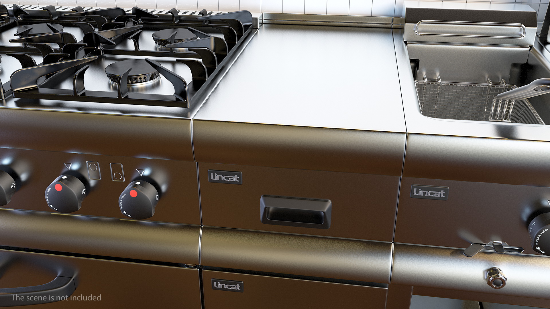 LINCAT Worktop with Drawers WT3D 3D
