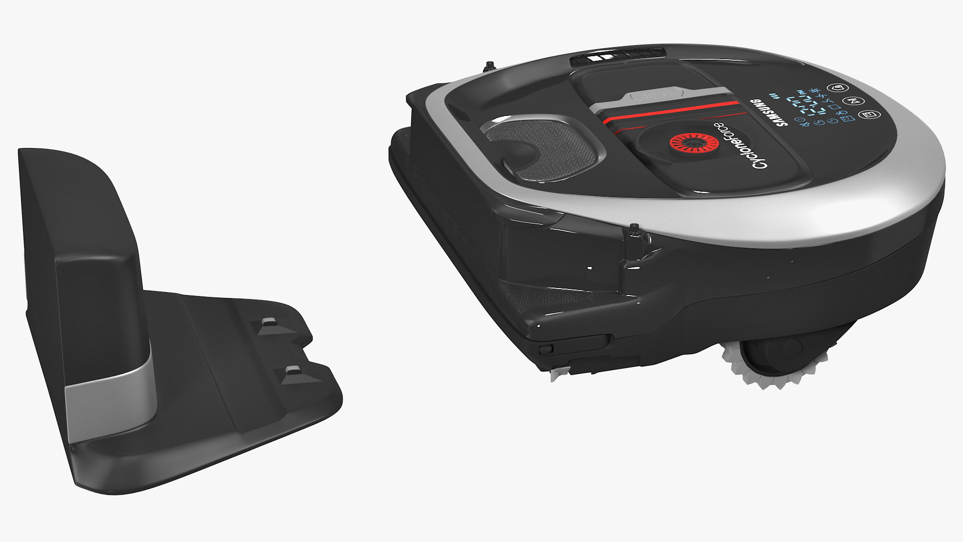 3D Robot Vacuum Samsung VR7260 with Docking Station model