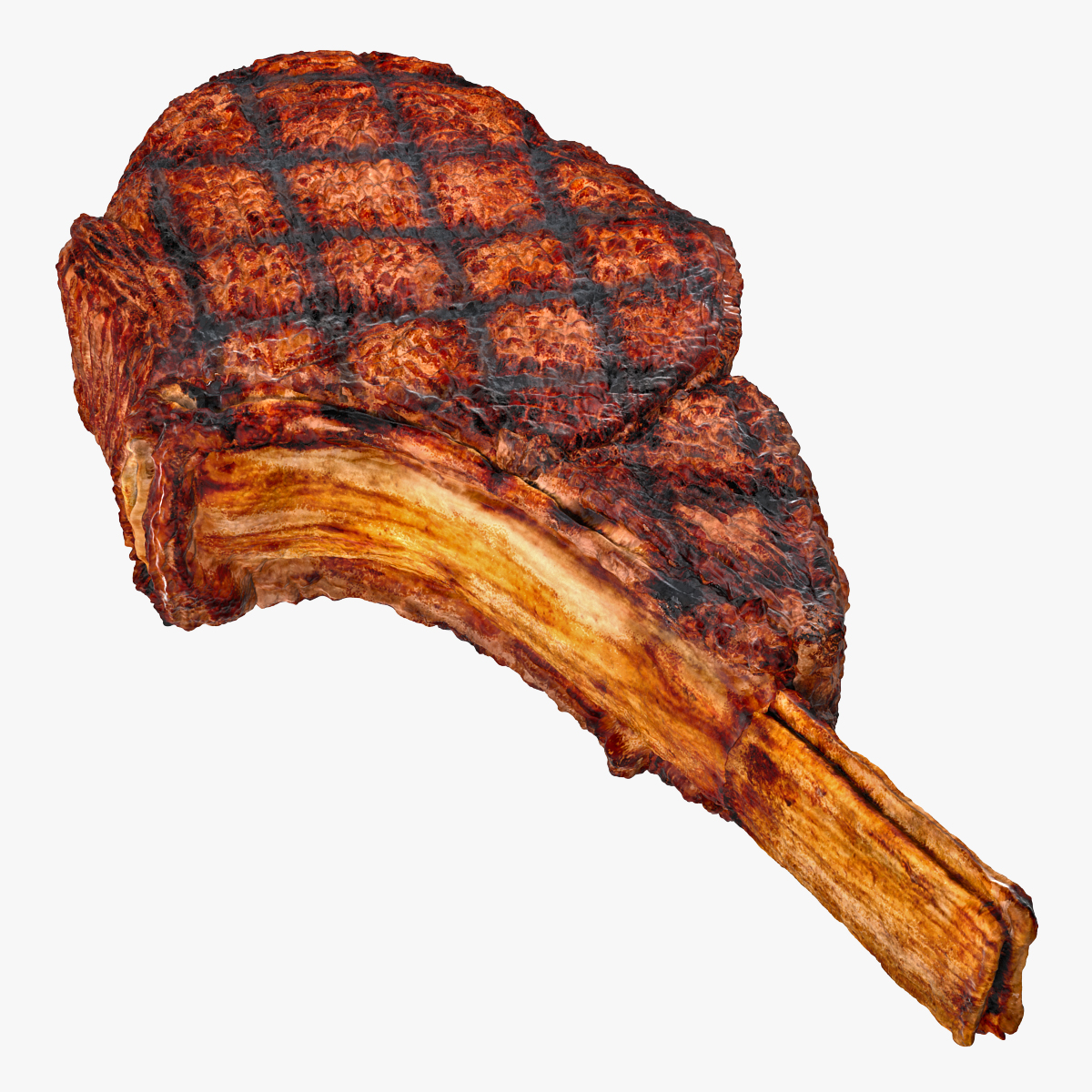 BBQ Beef Ribeye Steak 3D Model, view 5