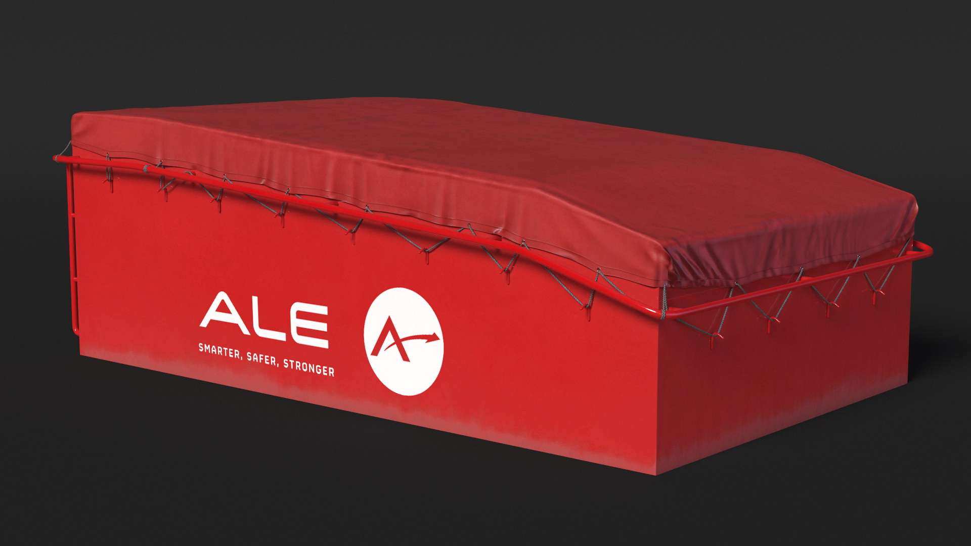Bodywork Covered with Tent for Heavy Truck Trojan 8870 3D model