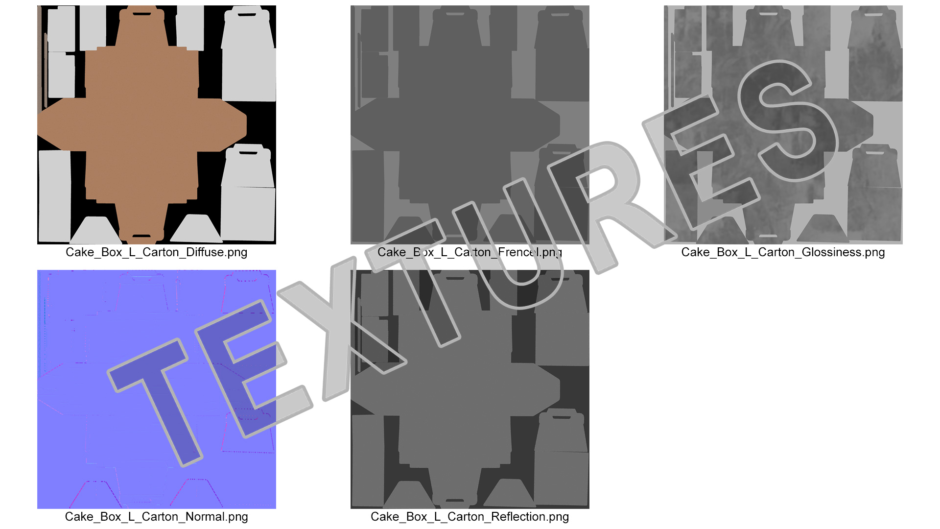 3D W Packaging Tall Cake Box Kraft No Window