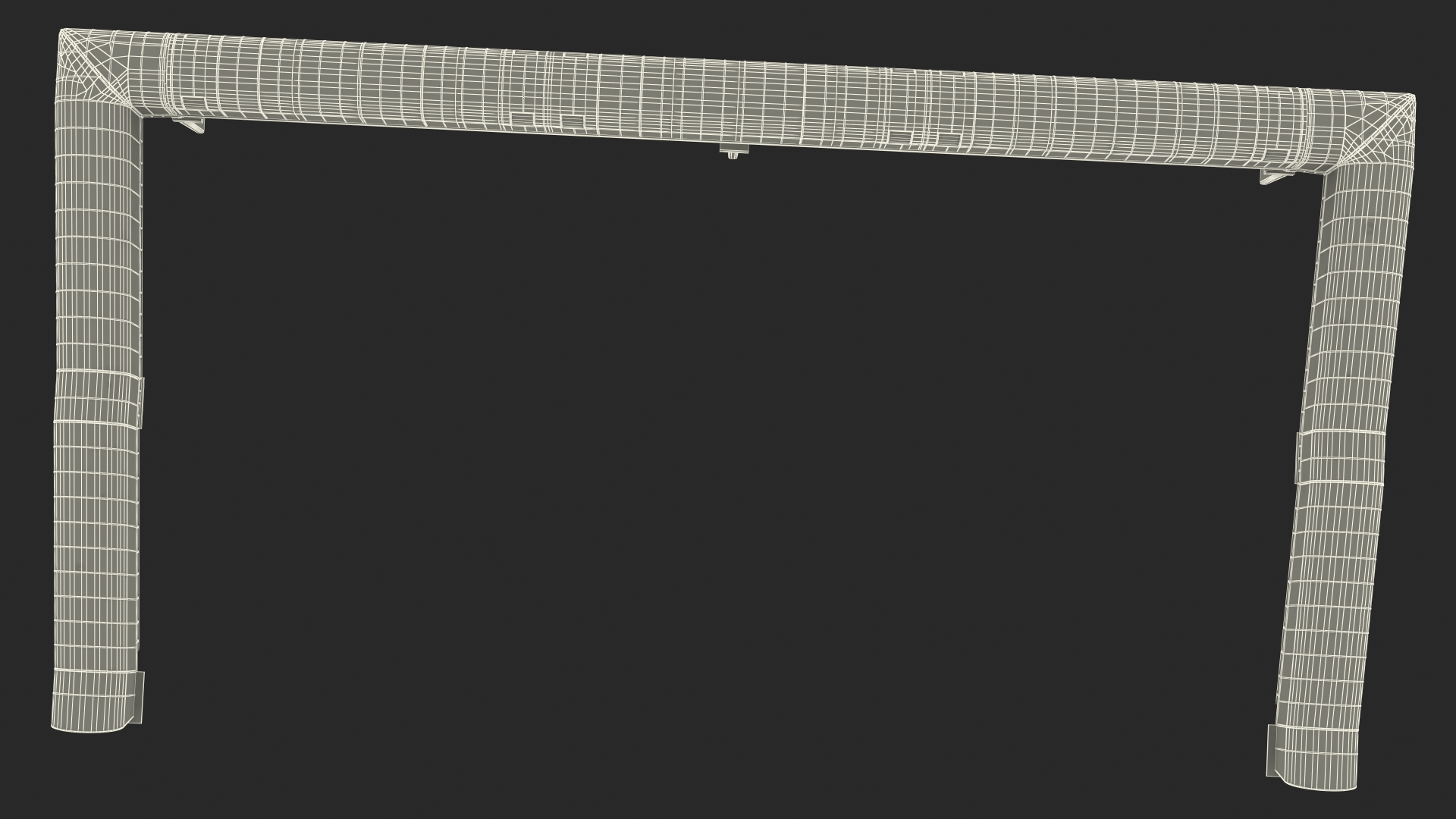 Above Ground Pedestrian Crossing 6-lane Road 3D model