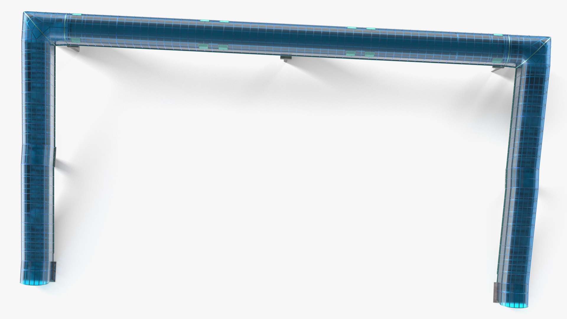 Above Ground Pedestrian Crossing 6-lane Road 3D model
