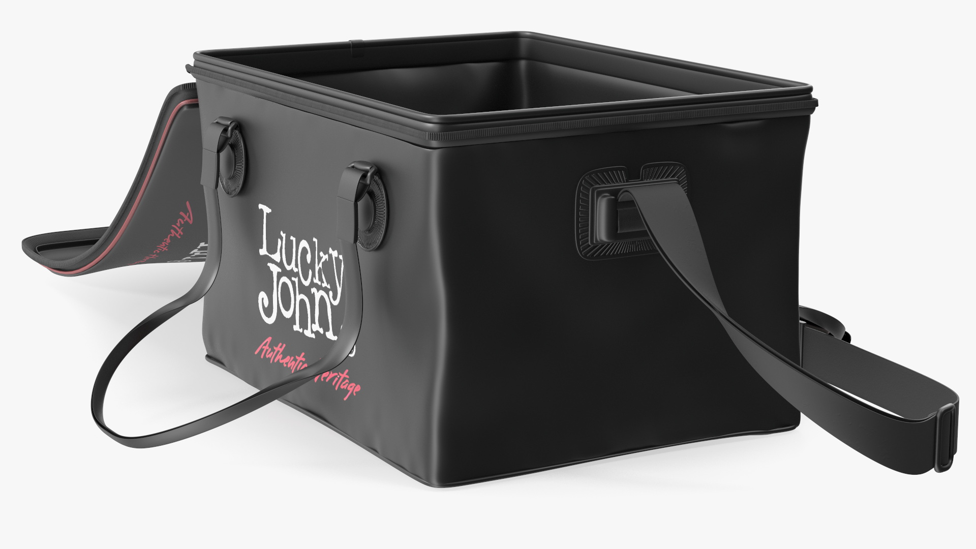 3D Lucky John Angler Bag Open