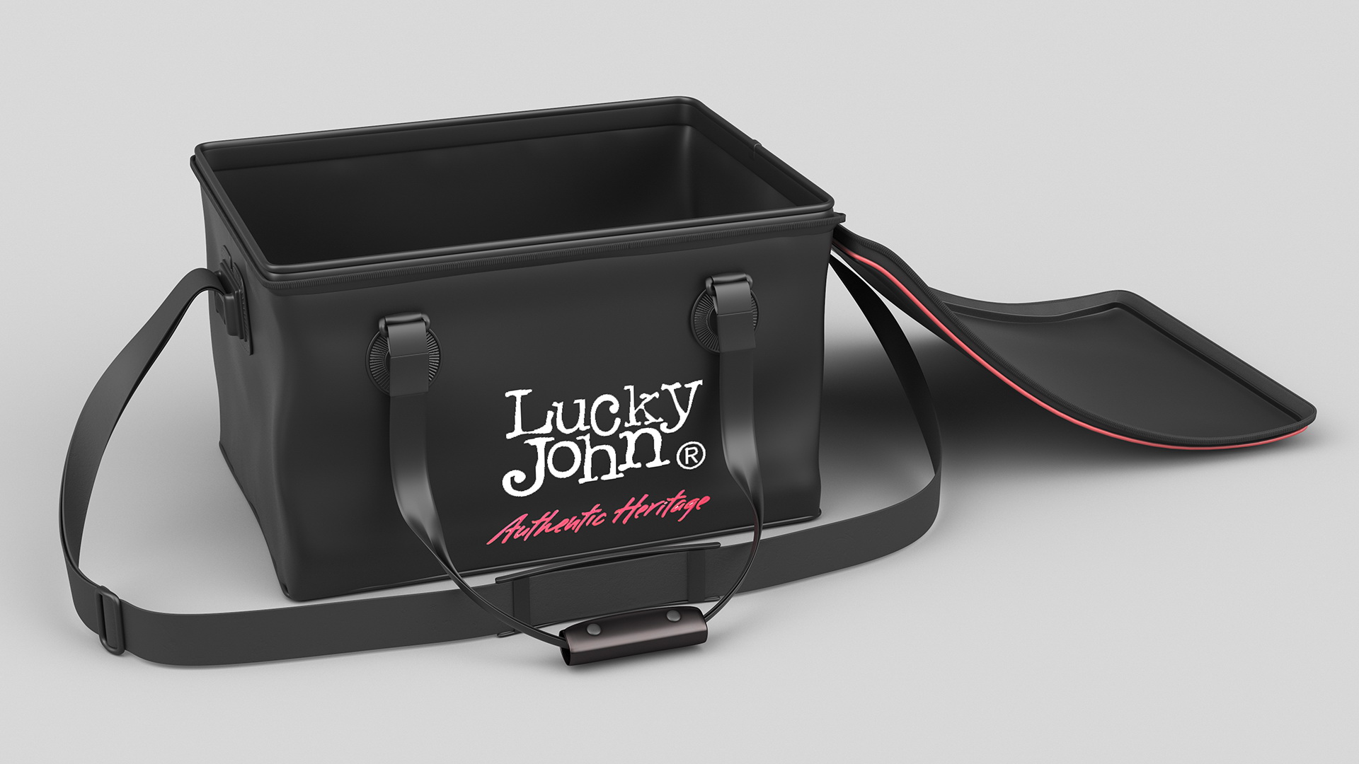 3D Lucky John Angler Bag Open