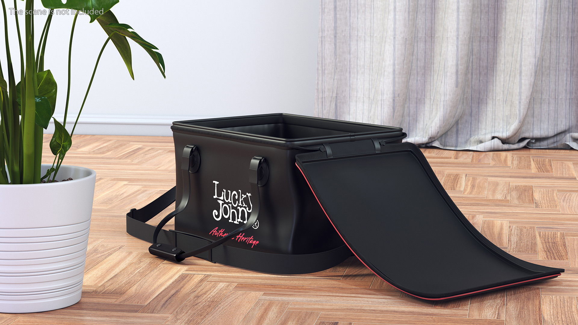 3D Lucky John Angler Bag Open