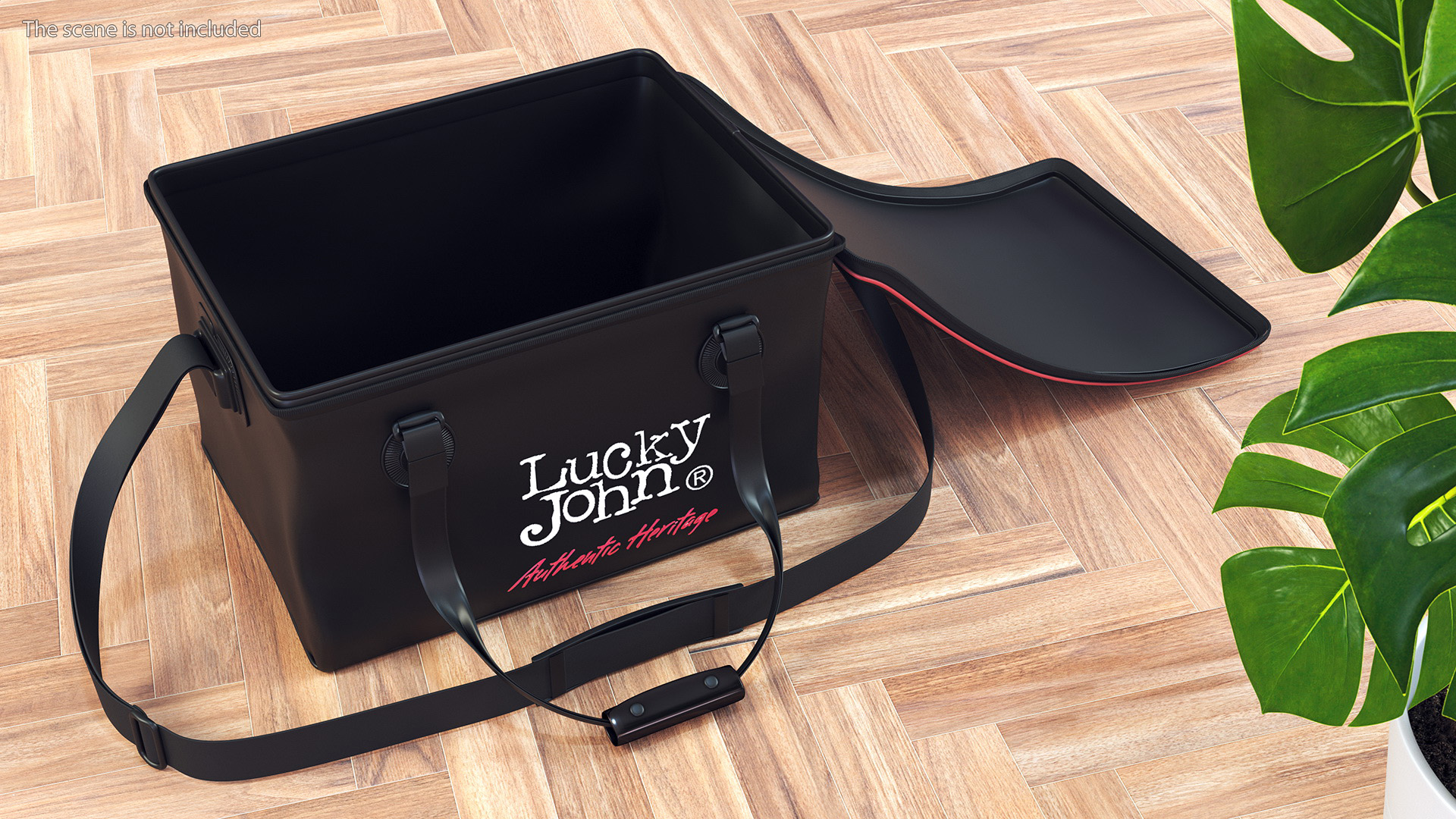 3D Lucky John Angler Bag Open