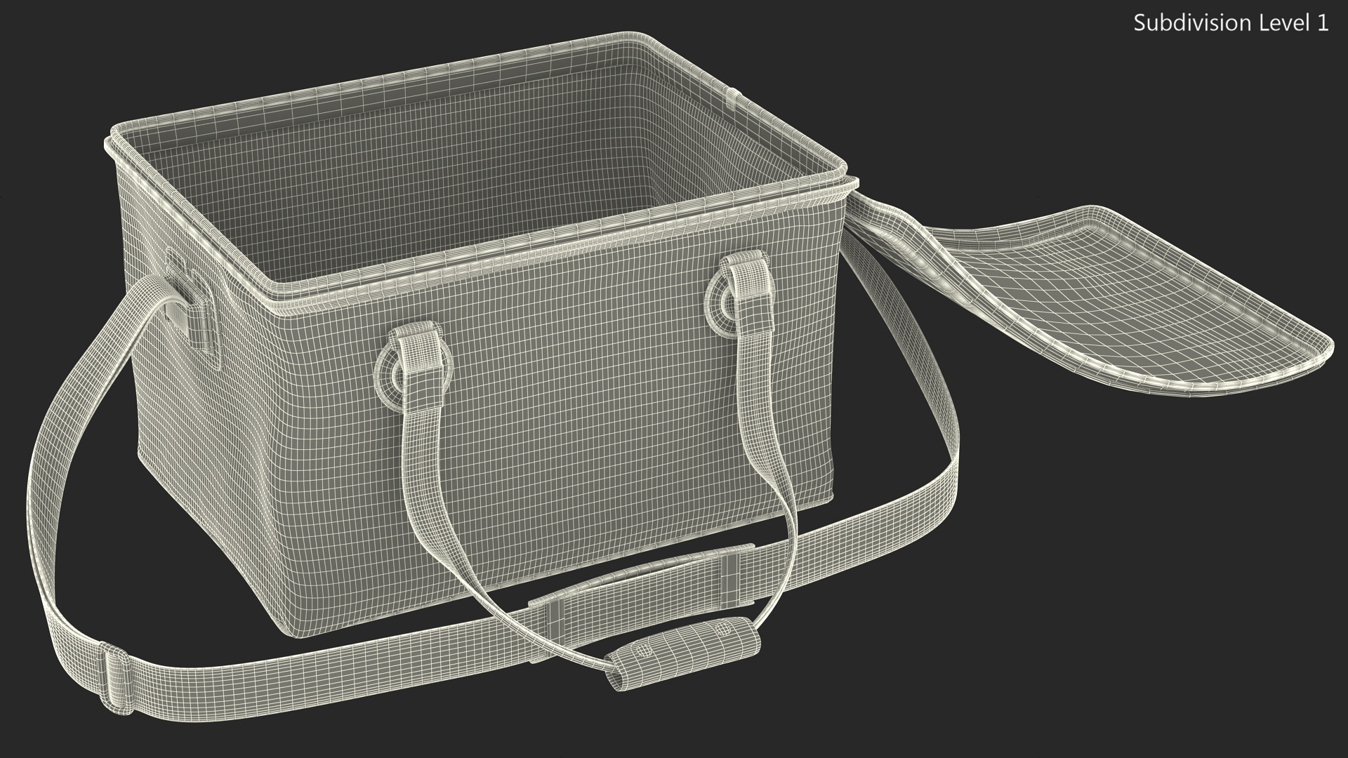 3D Lucky John Angler Bag Open