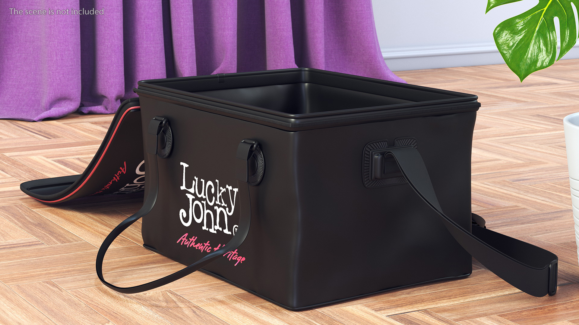 3D Lucky John Angler Bag Open