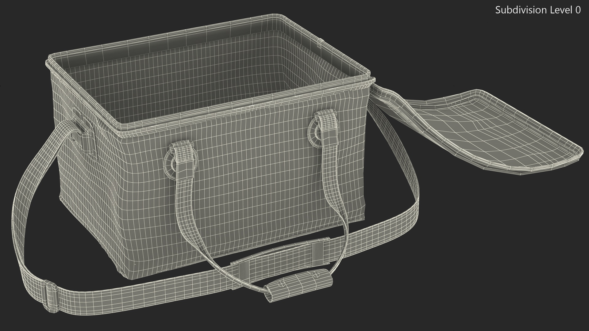 3D Lucky John Angler Bag Open