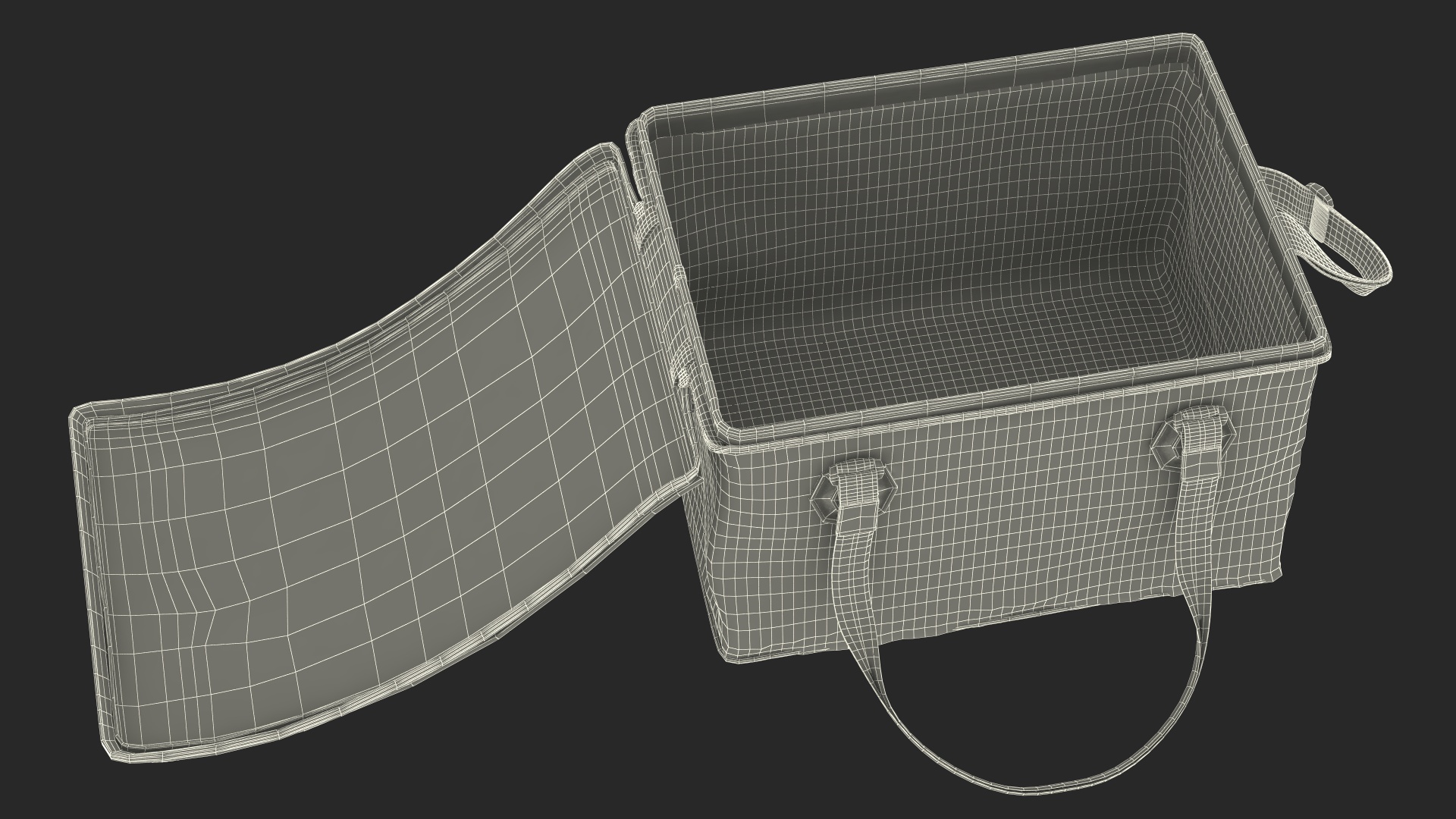 3D Lucky John Angler Bag Open