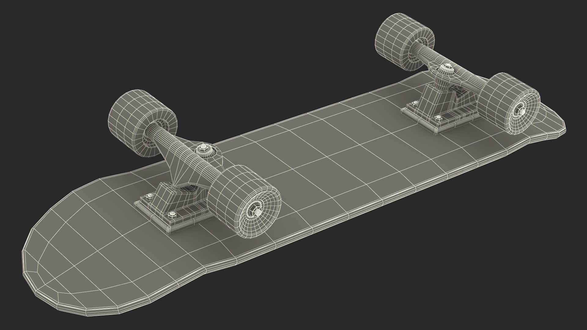 3D Skatepark Ramp and Skateboarder