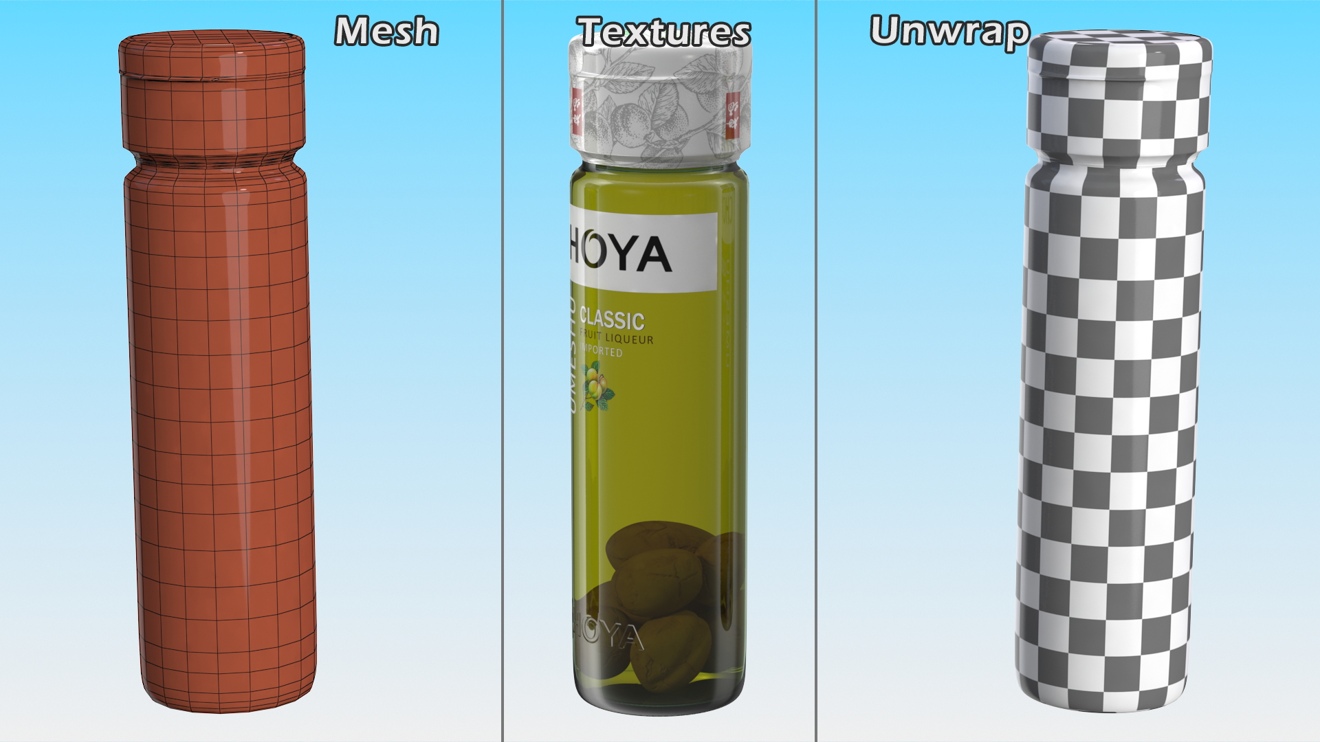 Japanese Ume Liqueur Choya Classic 3D model