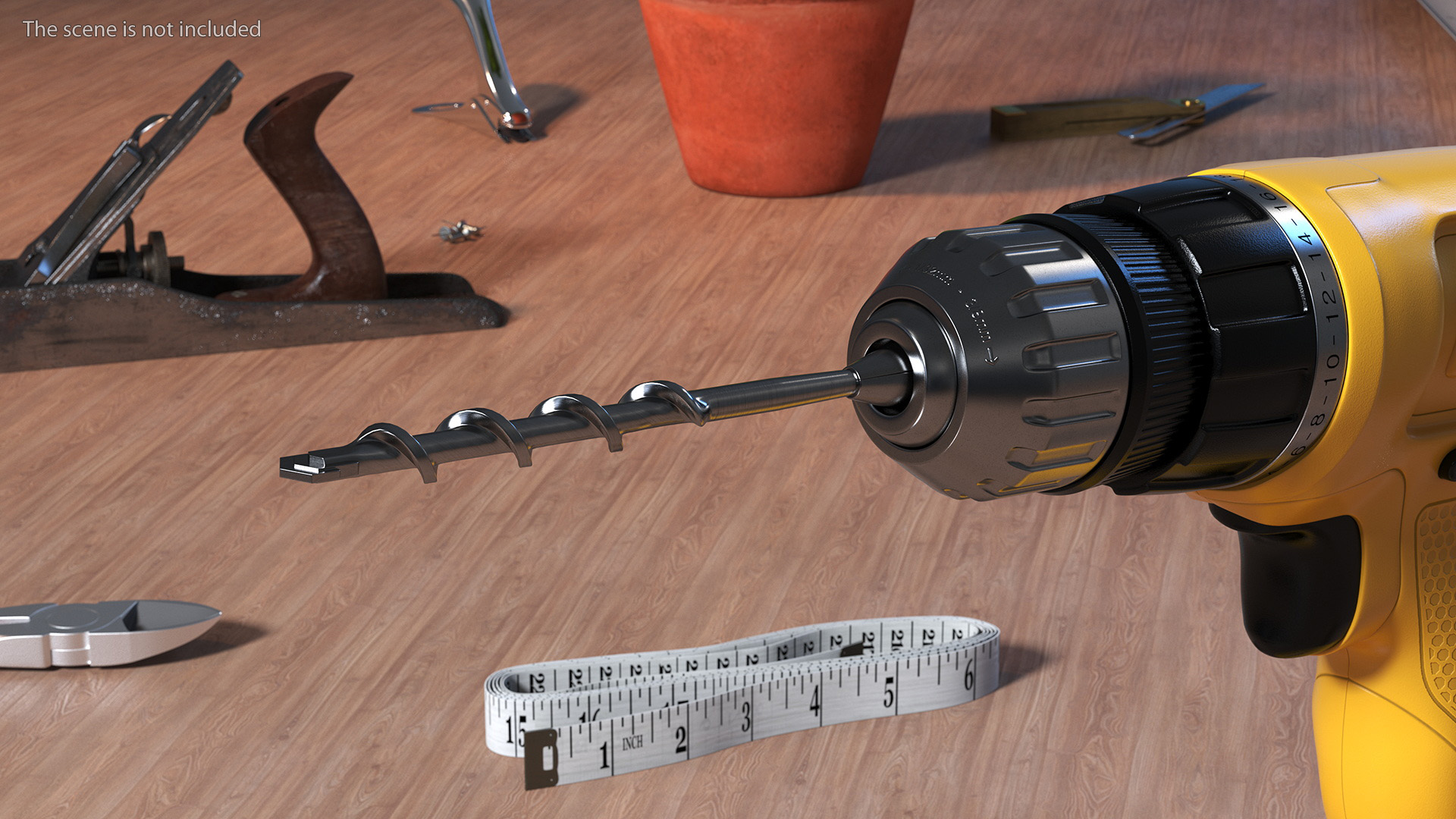 3D Cordless Drill with Drill Bit Set model
