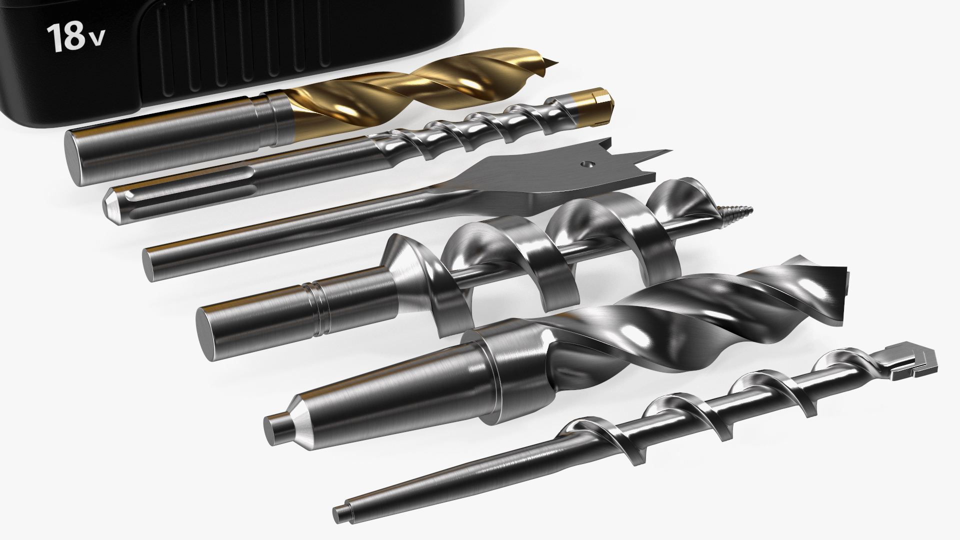 3D Cordless Drill with Drill Bit Set model