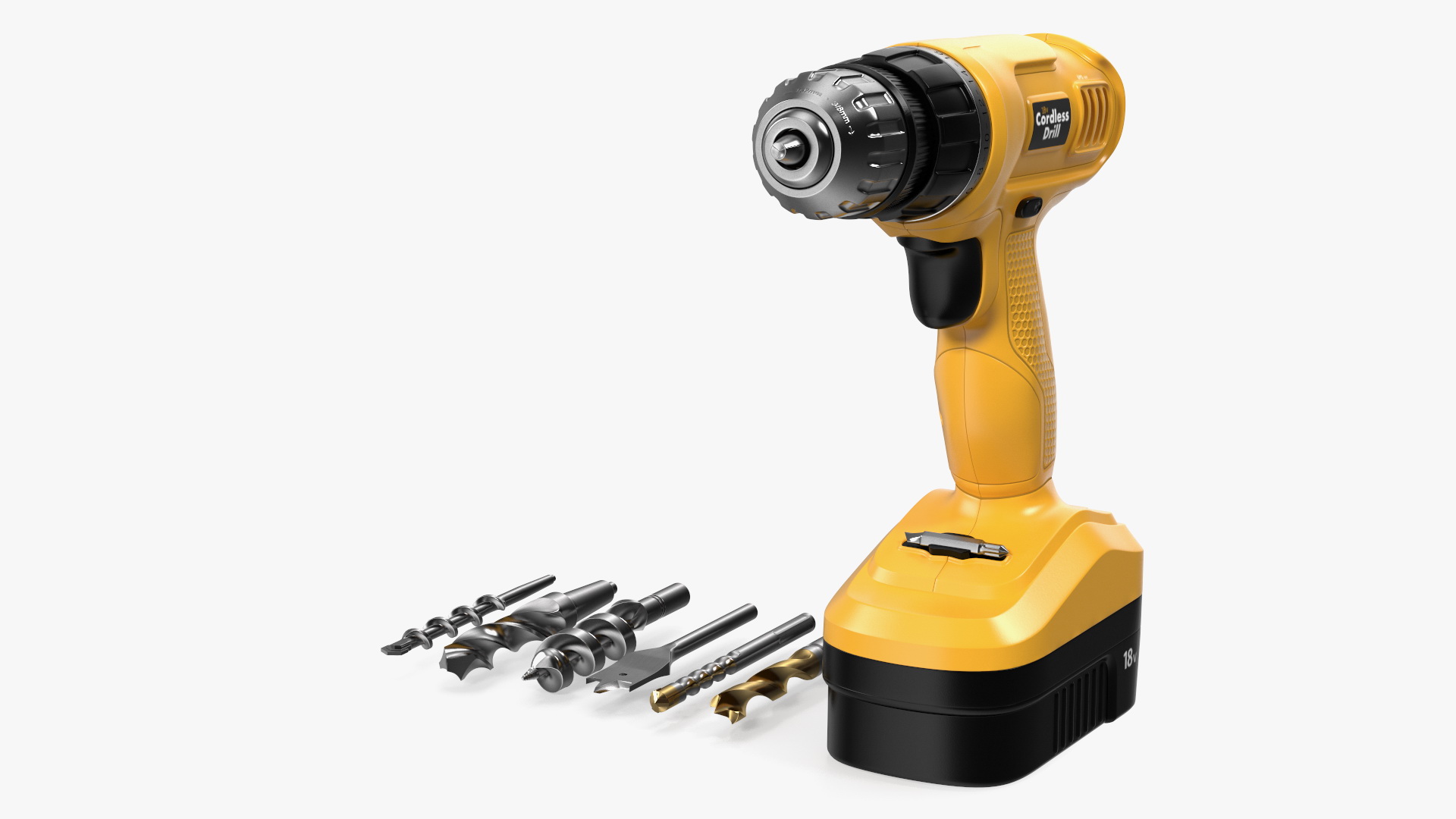 3D Cordless Drill with Drill Bit Set model