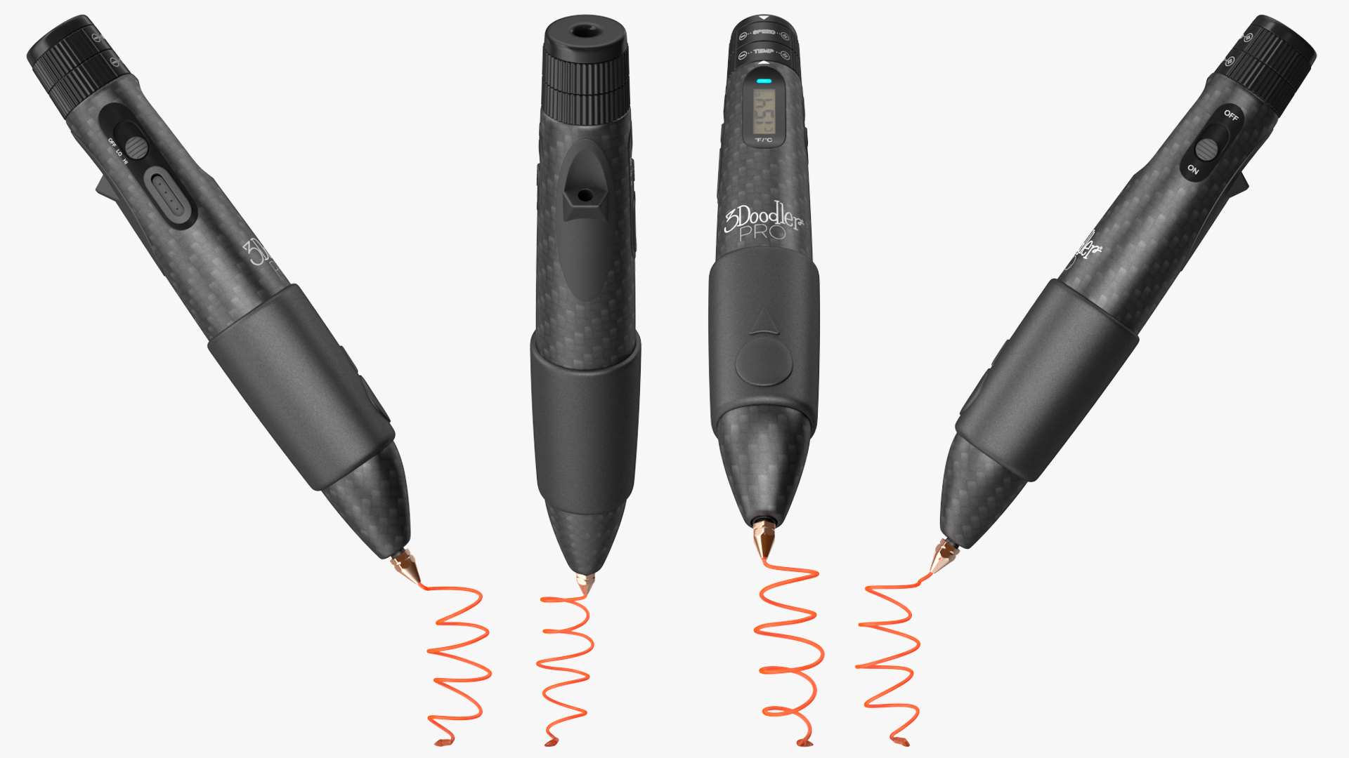 3D 3doodler Pro Extrudes Spiral model