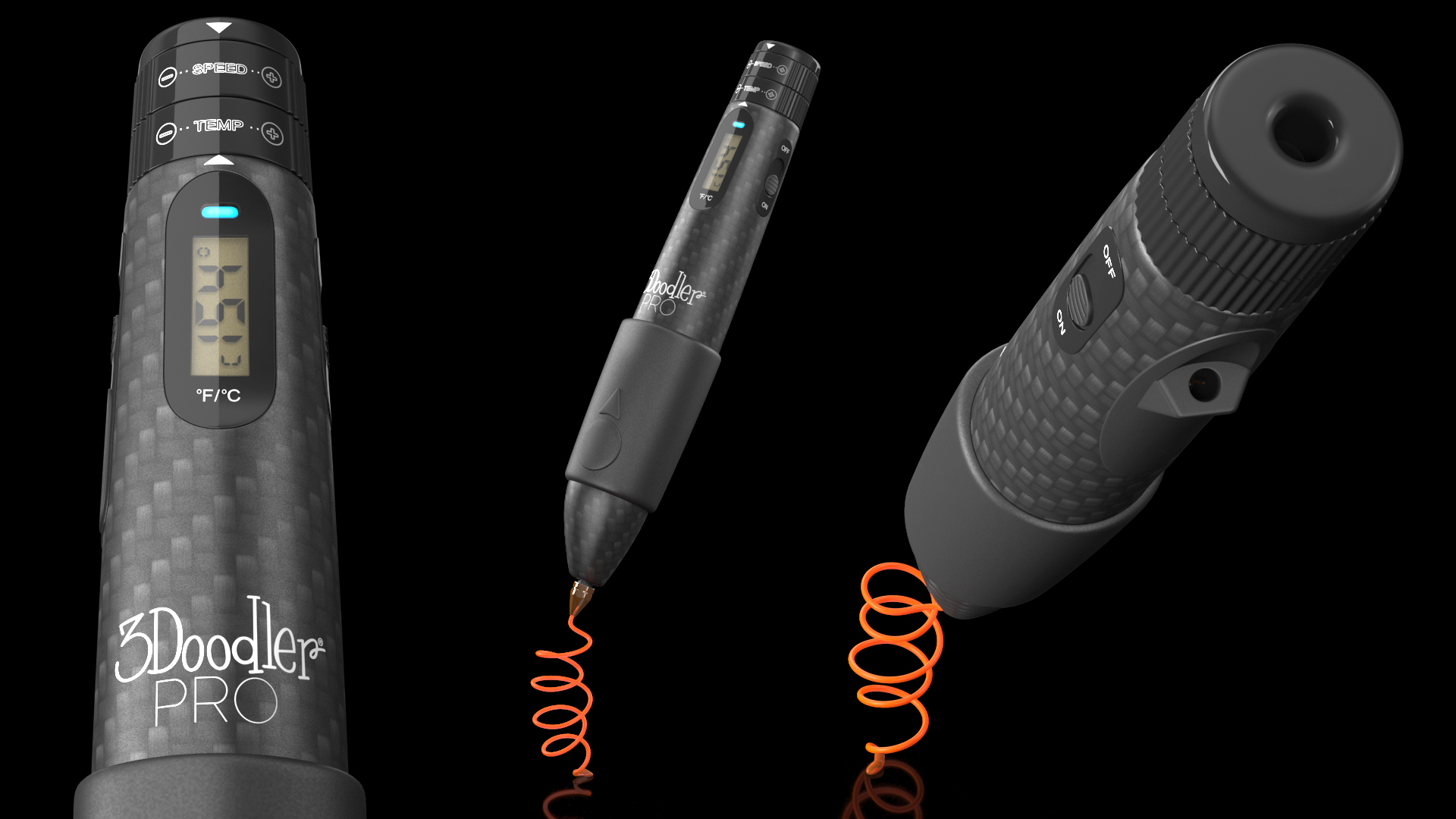 3D 3doodler Pro Extrudes Spiral model