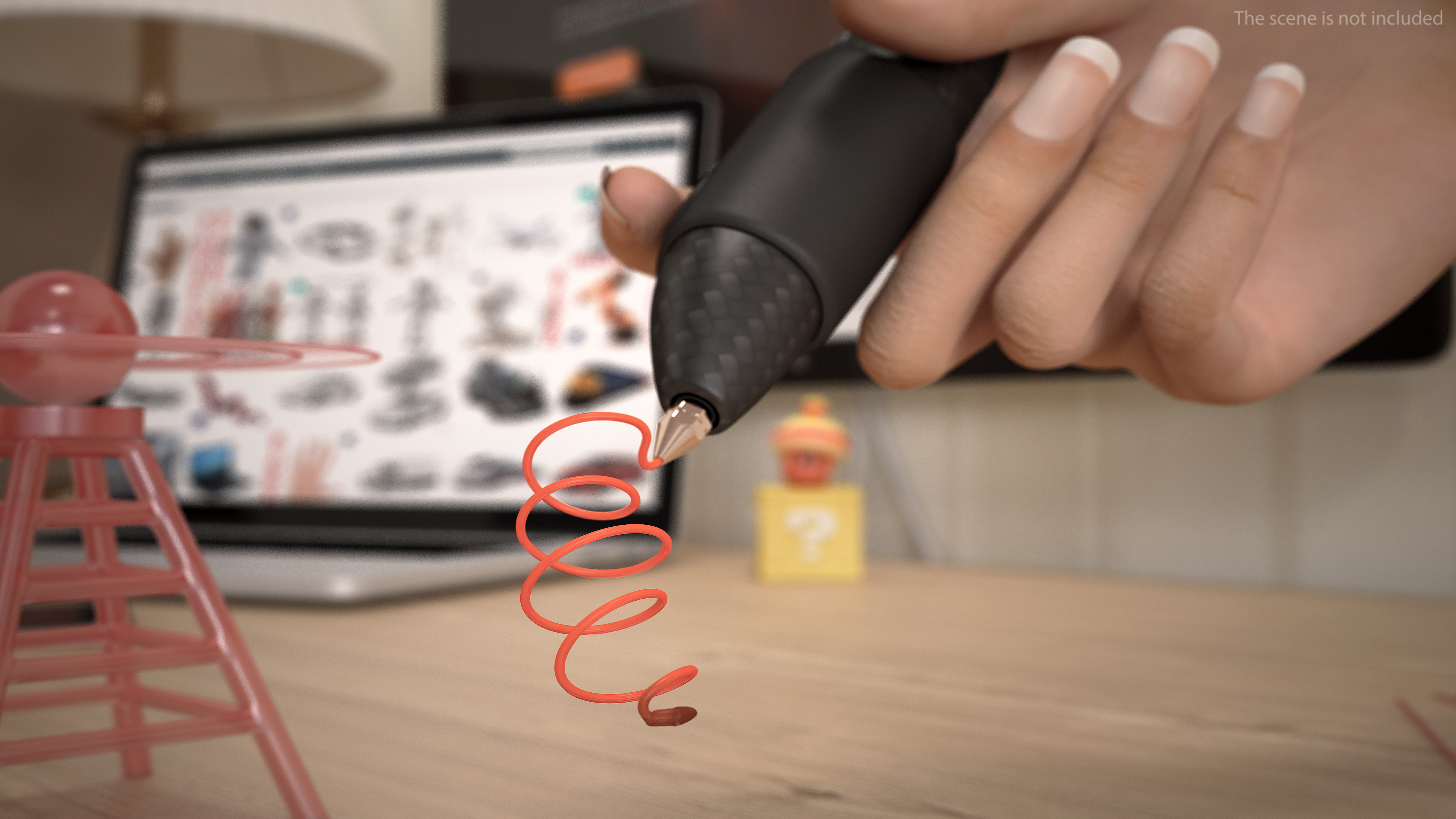 3D 3doodler Pro Extrudes Spiral model