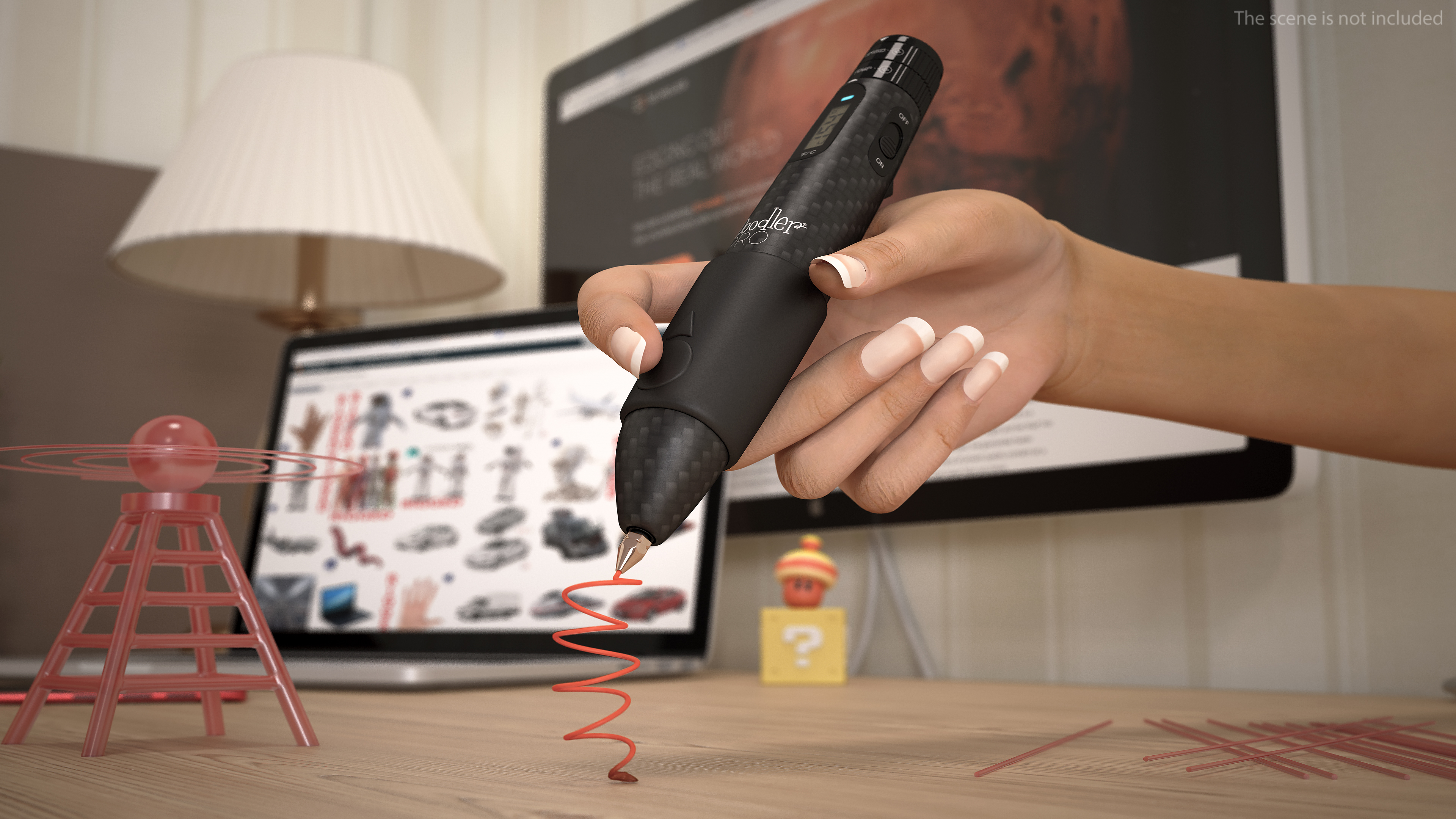 3D 3doodler Pro Extrudes Spiral model