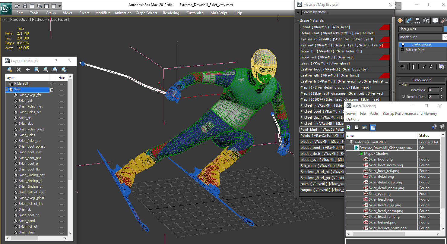 Extreme Downhill Skier 3D