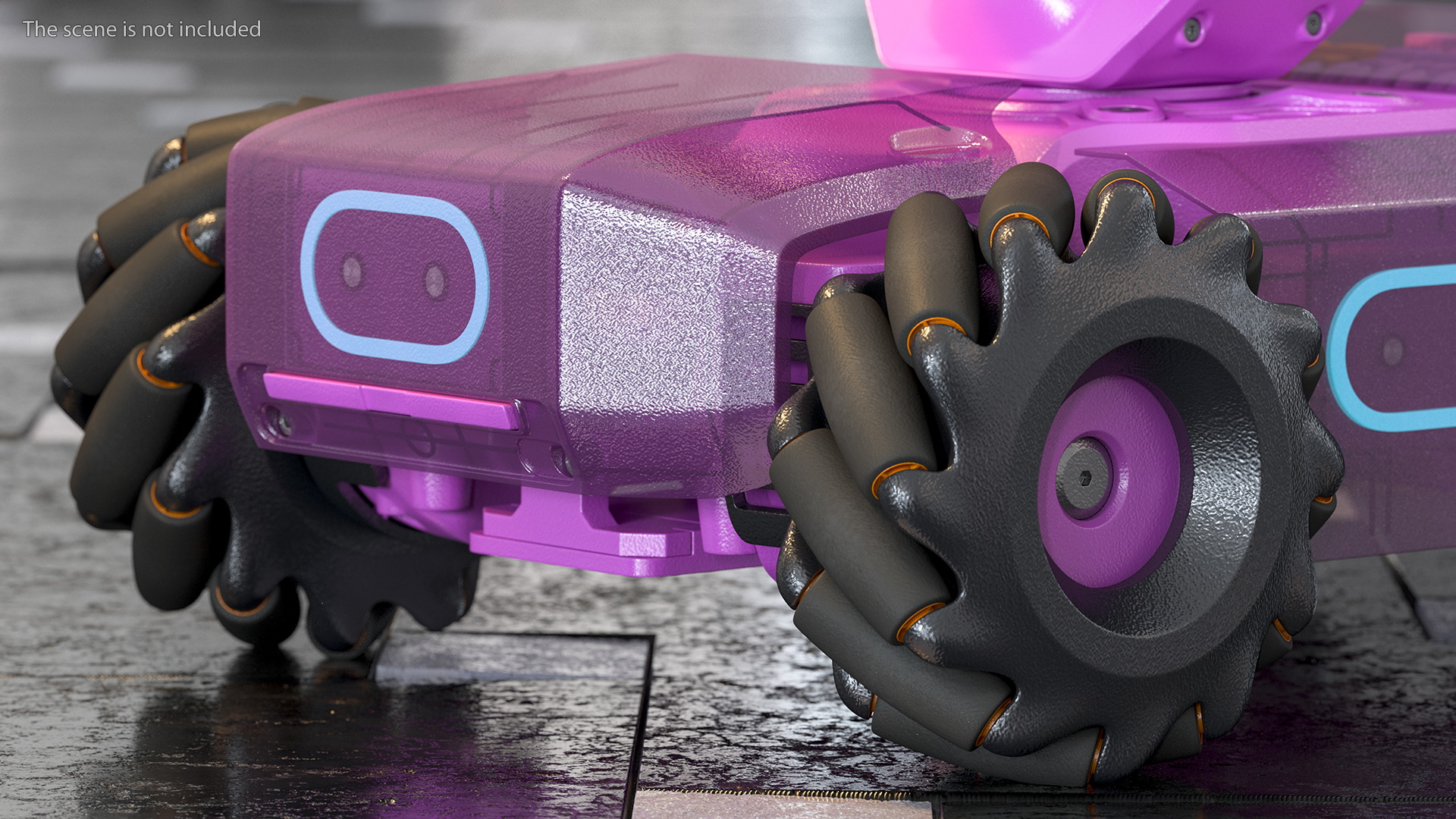 3D Mini Tank Drone with Gamepad model