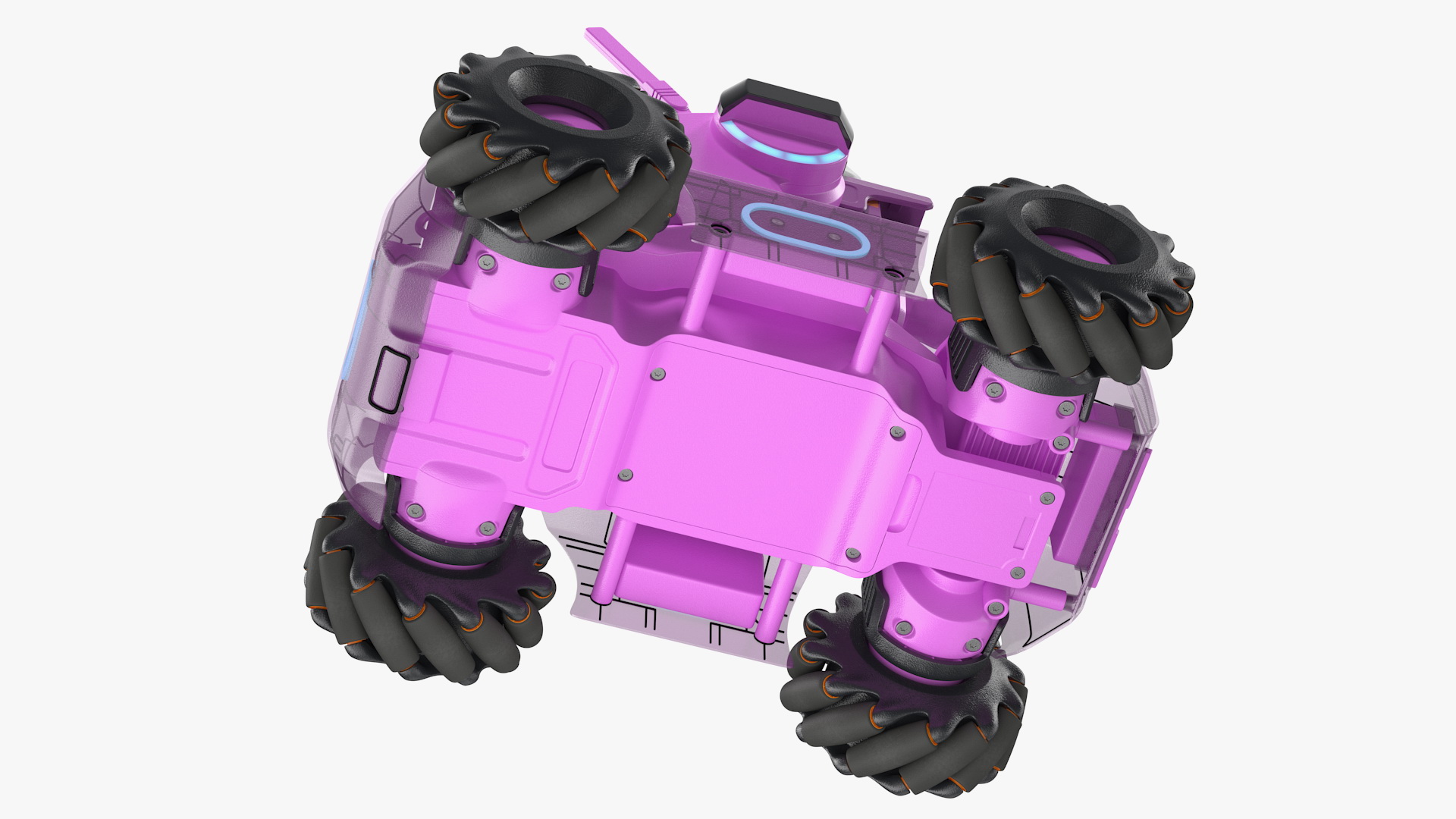 3D Mini Tank Drone with Gamepad model