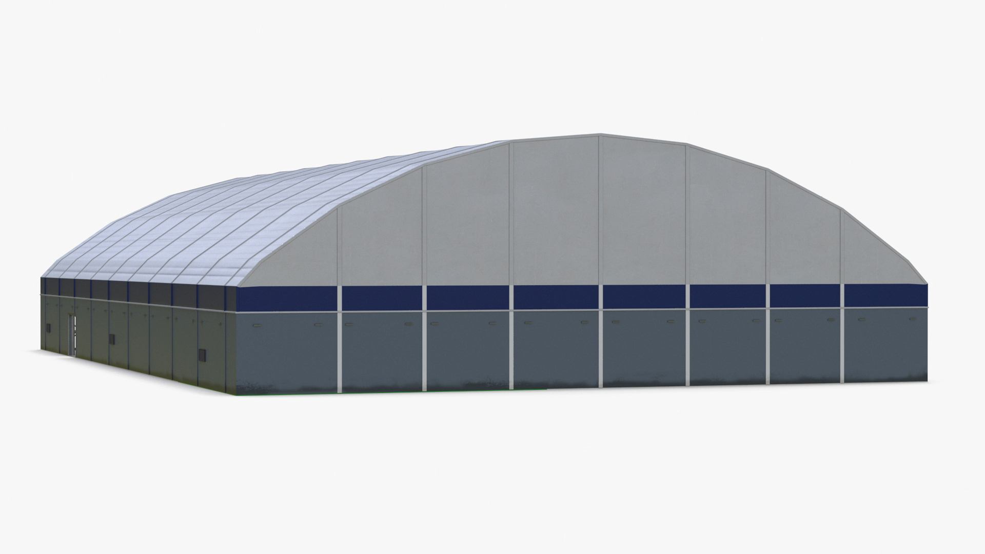 Overture Supersonic Jet Aircraft in Hangar 3D