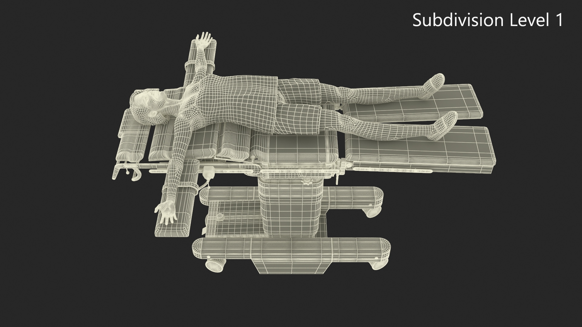 Woman on Operating Table 3D model