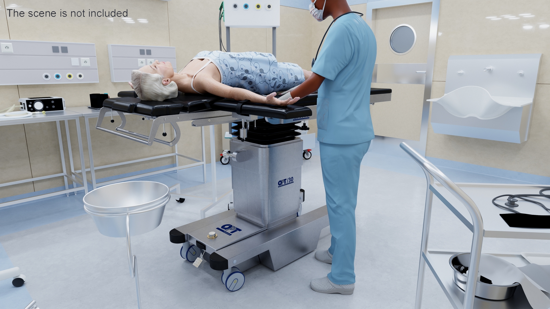 Woman on Operating Table 3D model