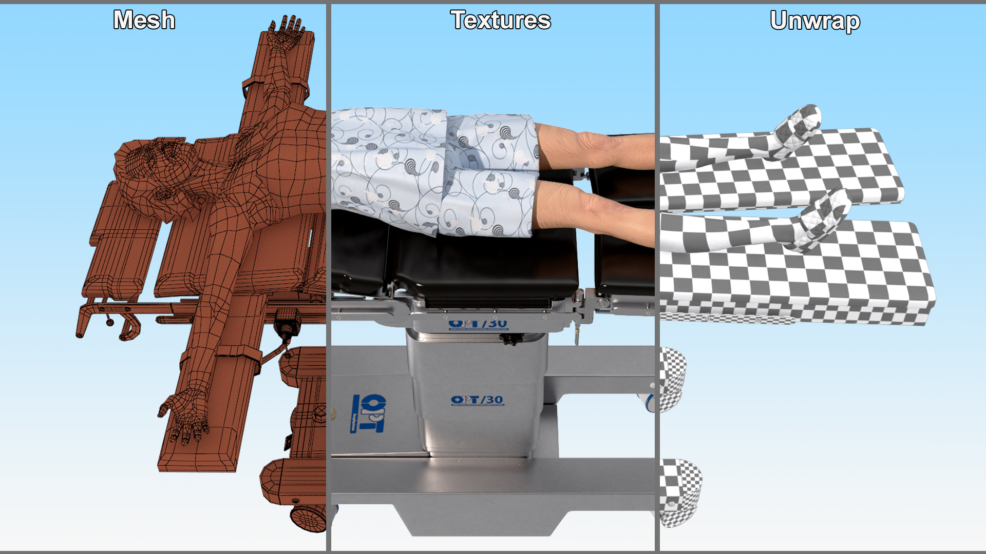 Woman on Operating Table 3D model