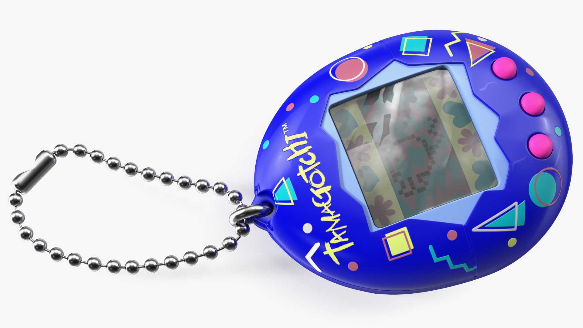 3D model Retro Tamagotchi Bandai Violet