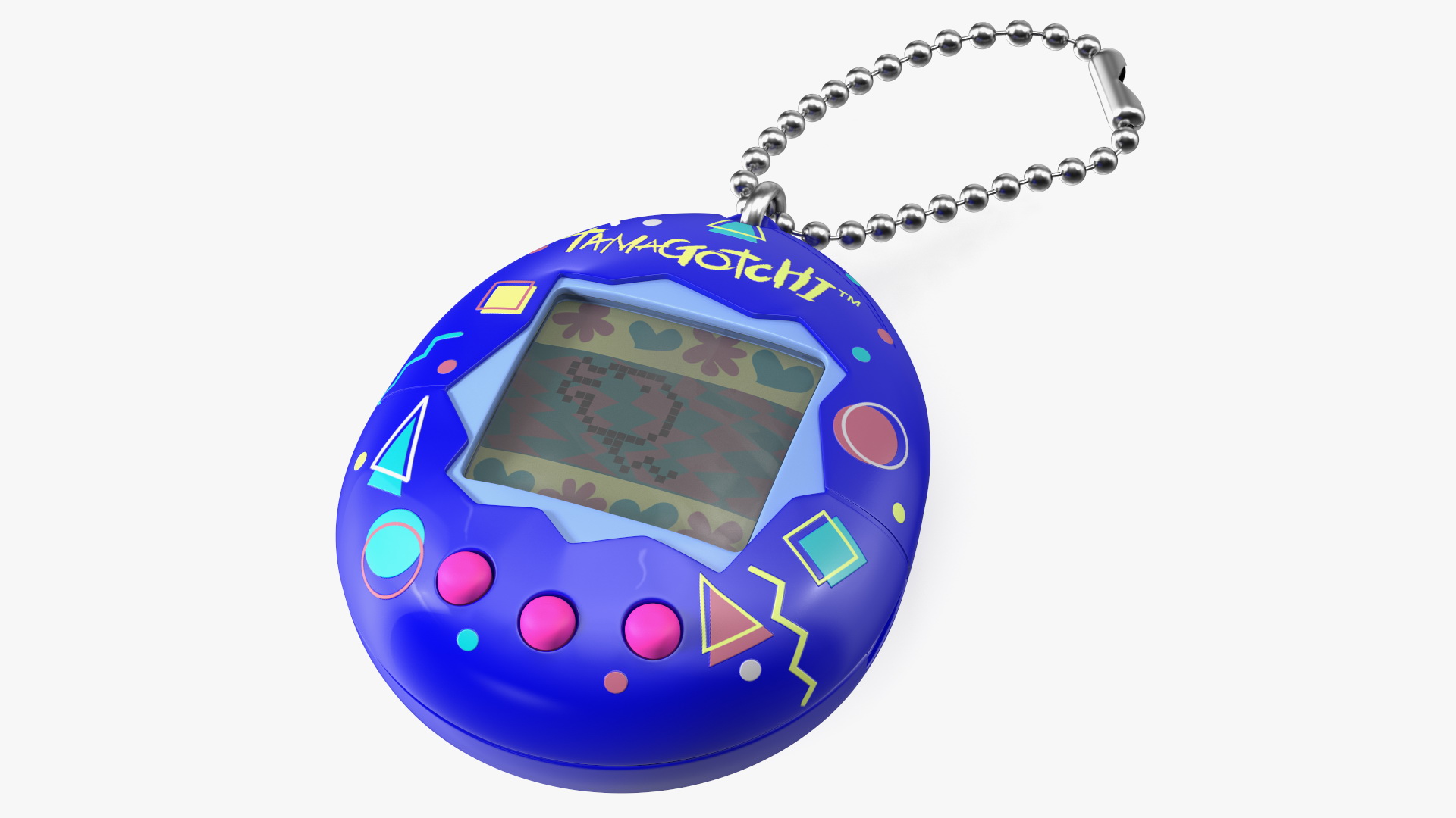 3D model Retro Tamagotchi Bandai Violet