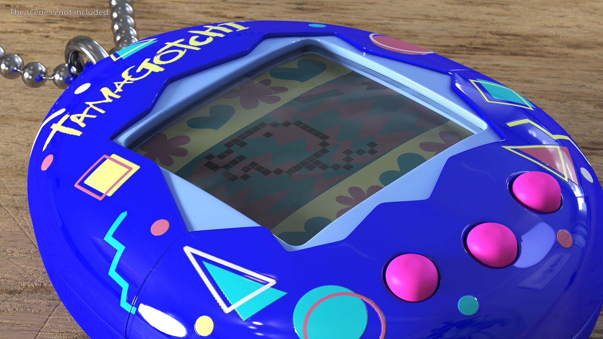 3D model Retro Tamagotchi Bandai Violet