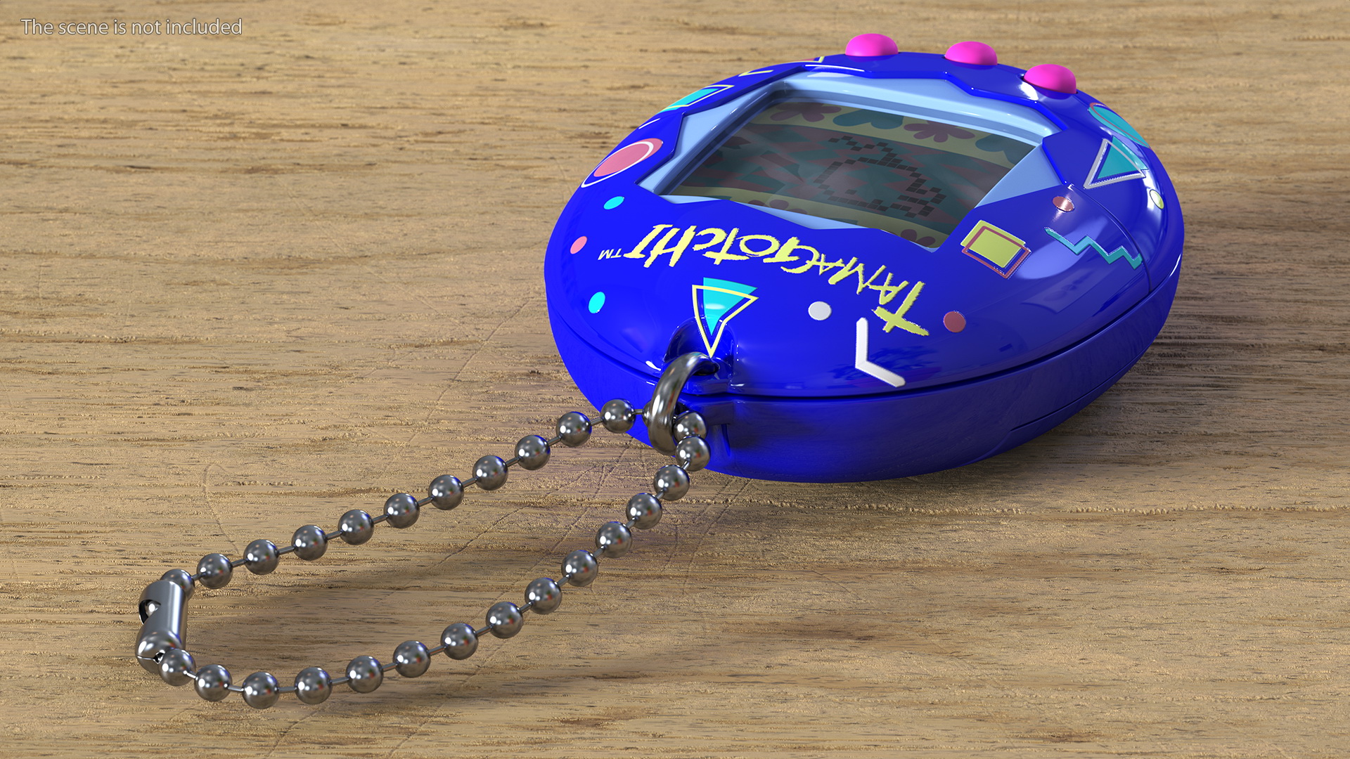 3D model Retro Tamagotchi Bandai Violet