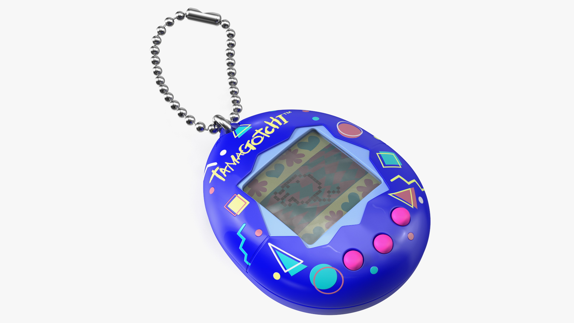 3D model Retro Tamagotchi Bandai Violet