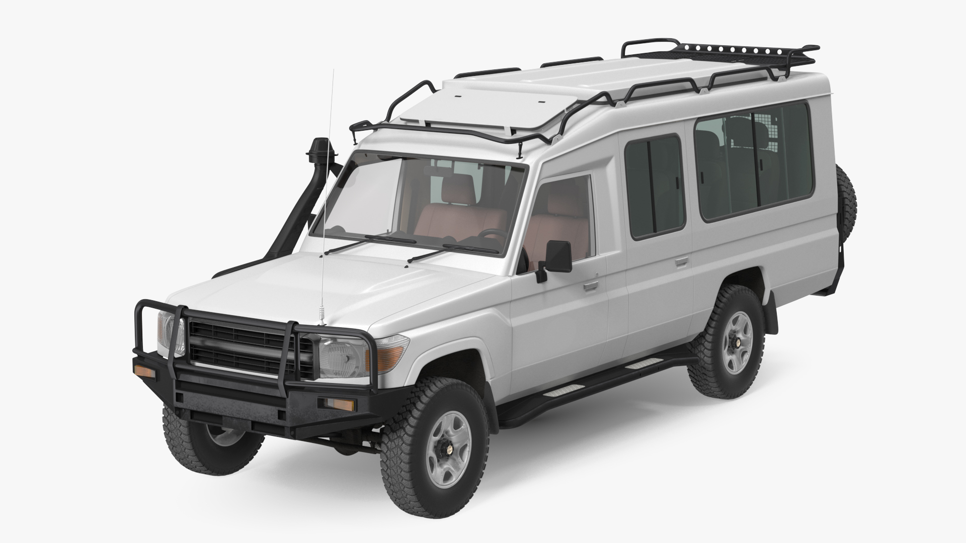 3D model Safari Vehicle 4x4 Rigged
