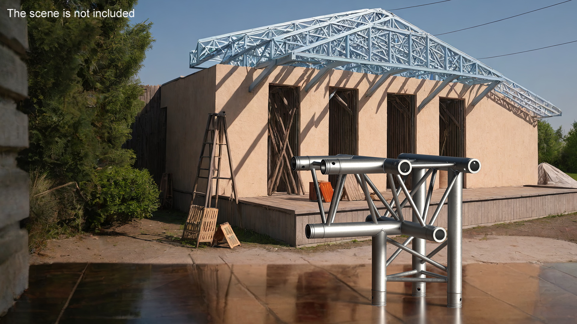 Industrial Truss Modular 3D model