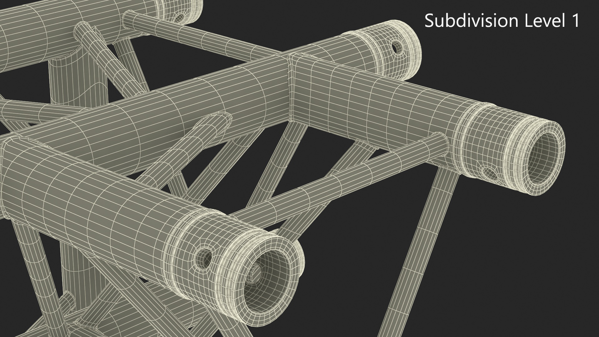 Industrial Truss Modular 3D model