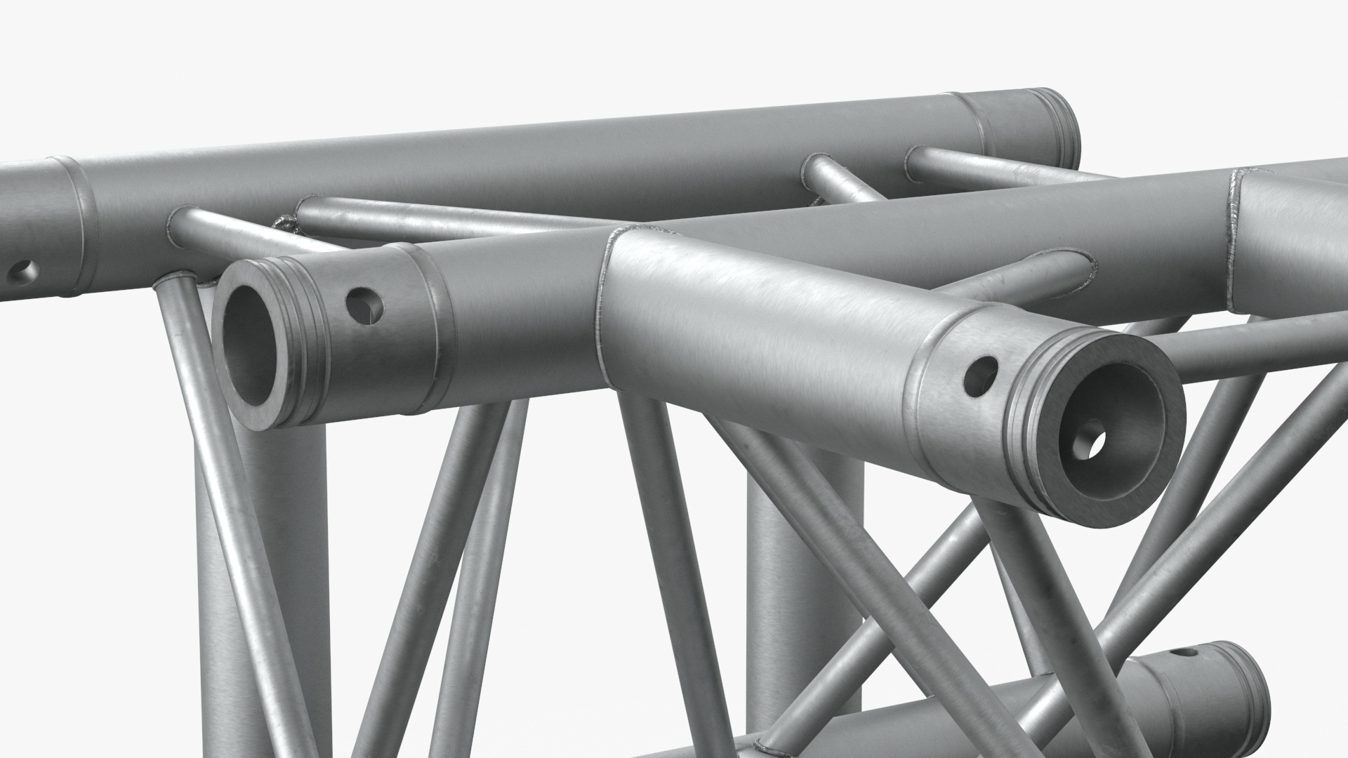 Industrial Truss Modular 3D model