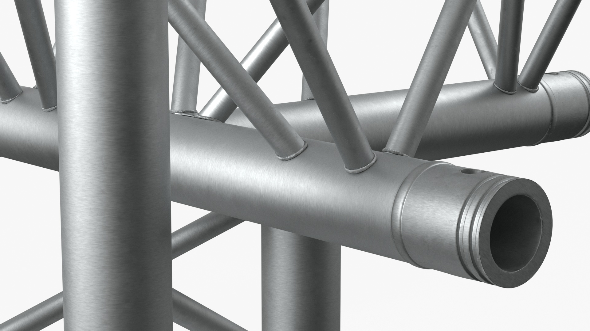 Industrial Truss Modular 3D model