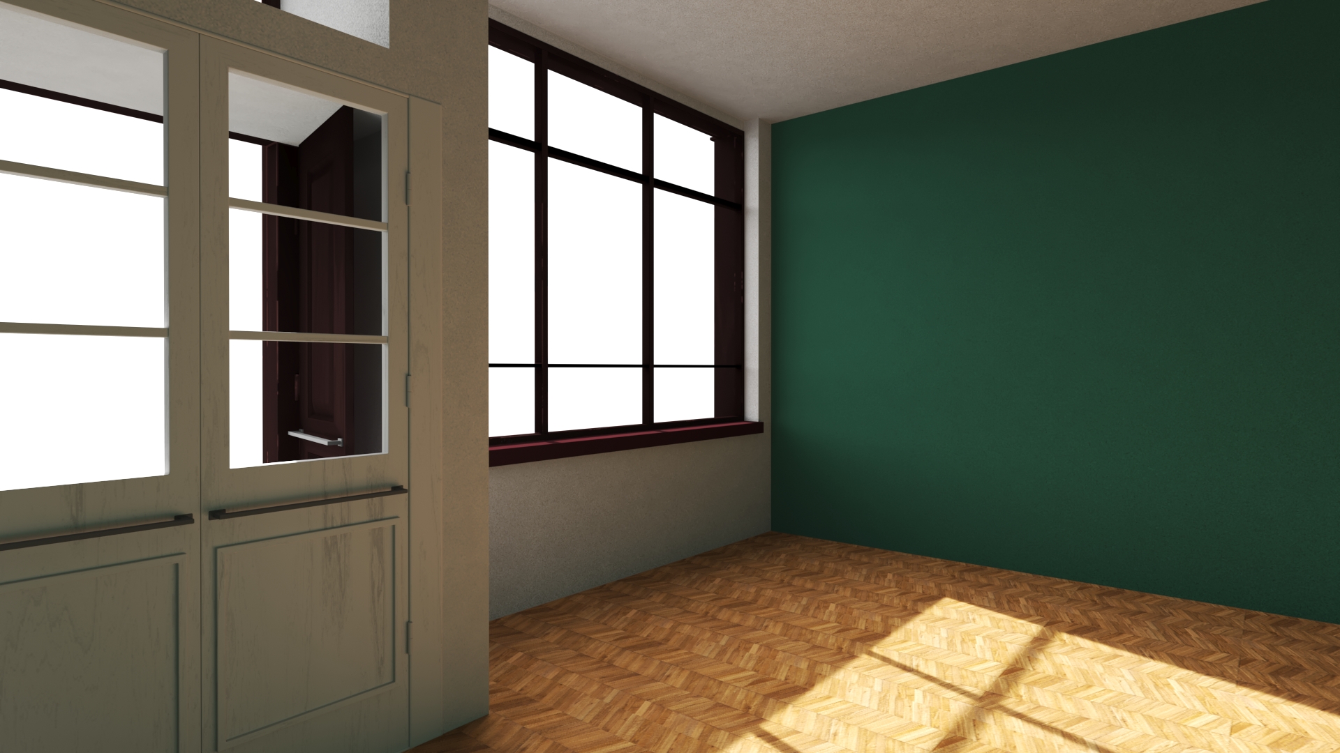3D Small Retail Shop Front model