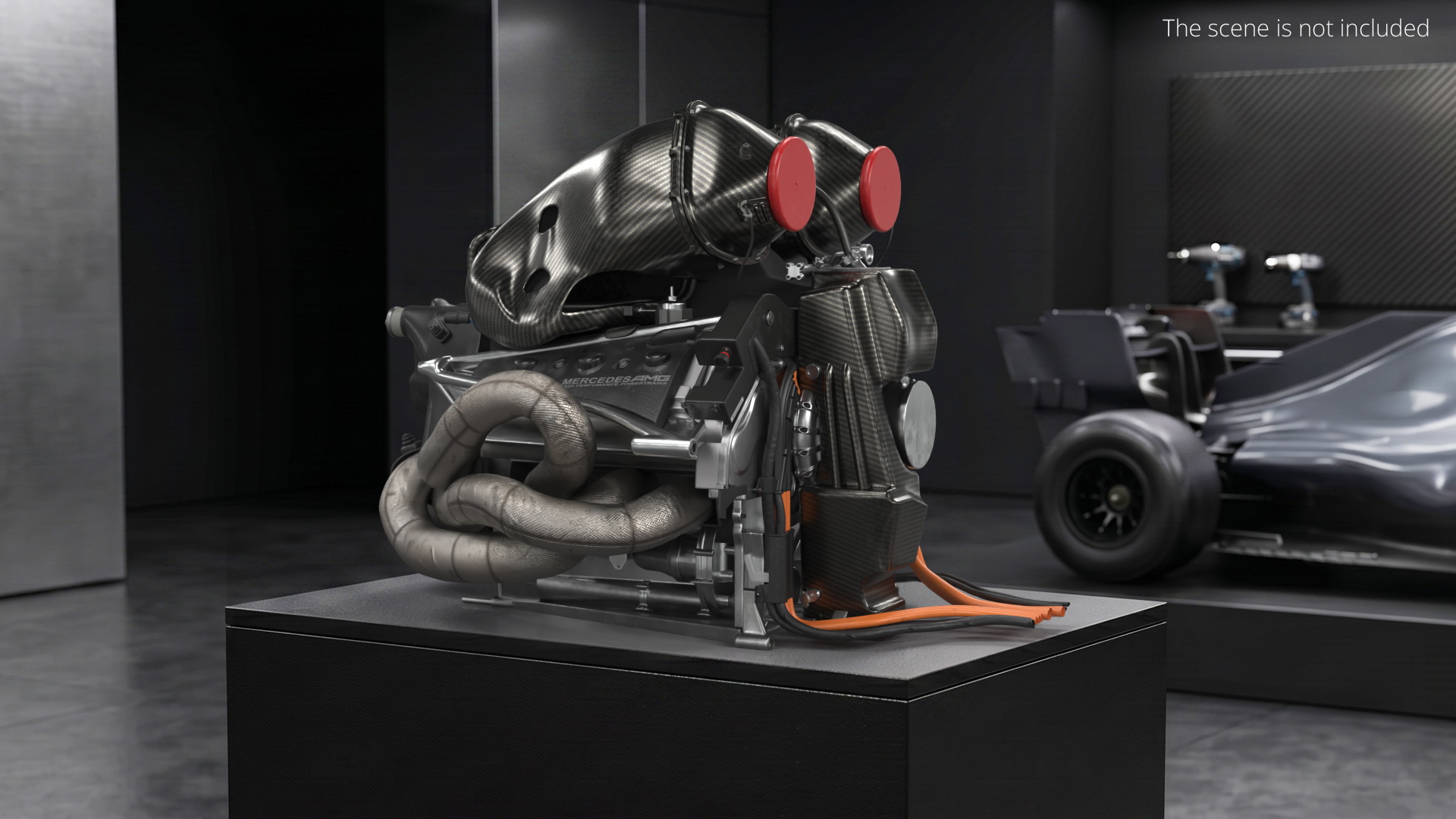 Mercedes AMG F1 Engine - view 2