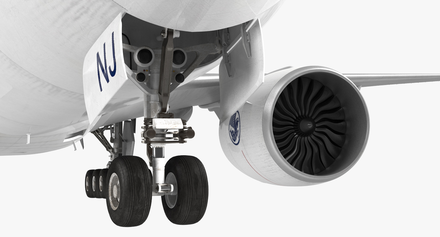 3D model Boeing 777 200 Air France