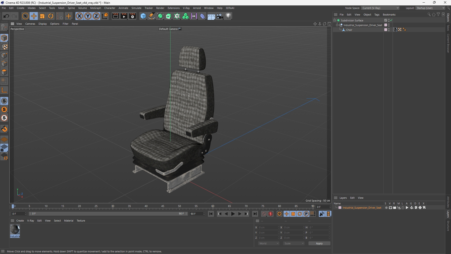 Industrial Suspension Driver Seat - view 12
