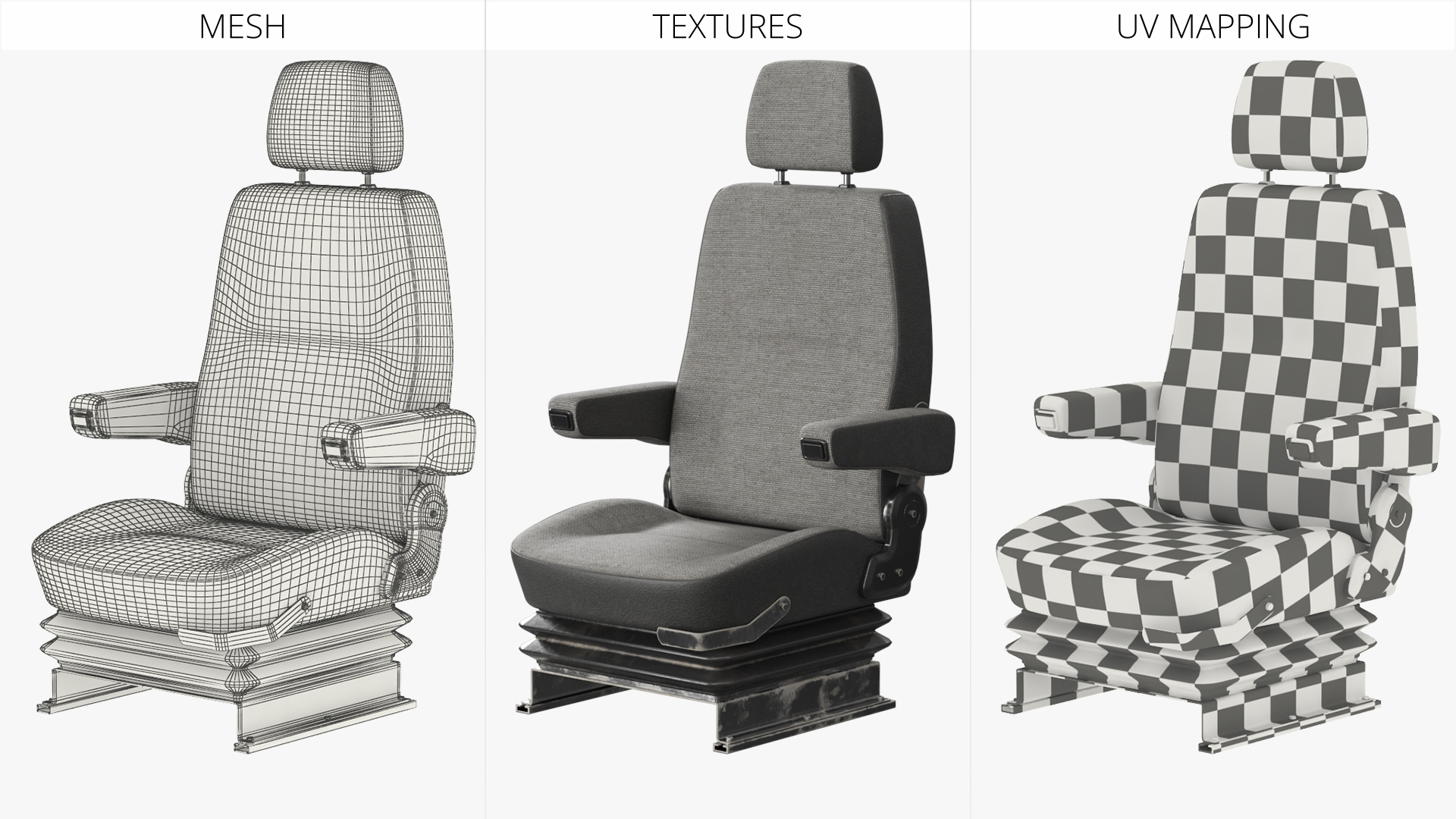 Industrial Suspension Driver Seat - view 8